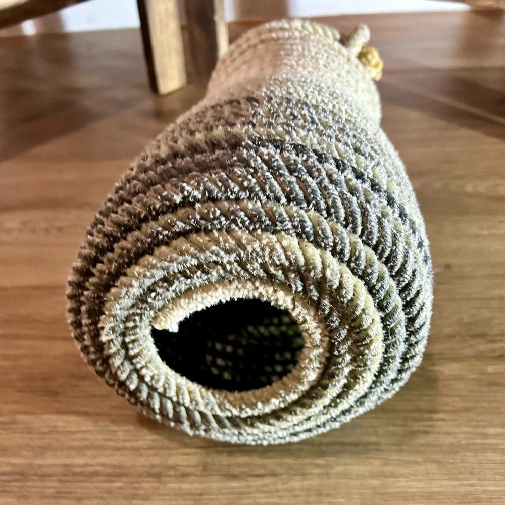 Handwoven Lasso Western Rope Basket Southwestern Cowboy Lariat Vase 5x10” Decor - Picture 6 of 6